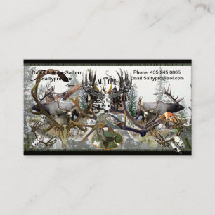 Tarjeta De Visita Personalizable de la tienda del diseño de Saltypr