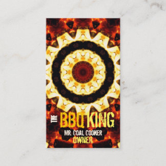 Tarjeta De Visita Personalizable del Bbq 2-Sided de Kscope de las