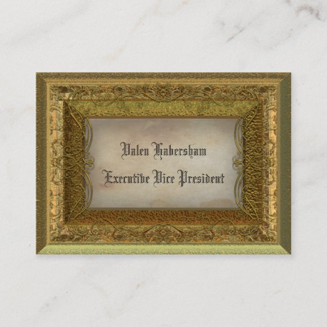 Tarjeta De Visita Personalizable del Victorian de McMyles (Anverso)