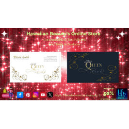 Tarjeta De Visita Personalizable elegante Corona de plantilla 11