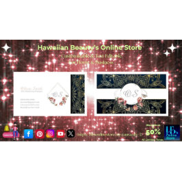 Tarjeta De Visita Personalizable Elegante Plantilla Floral 13