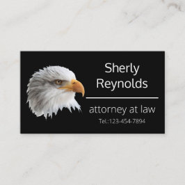 Tarjeta De Visita Personalizable encantador del águila calva