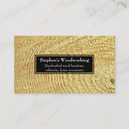 Tarjeta De Visita Personalizable Foto Construcción de carpintería mo