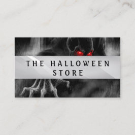 Tarjeta De Visita Personalizable Halloween Scary Skull