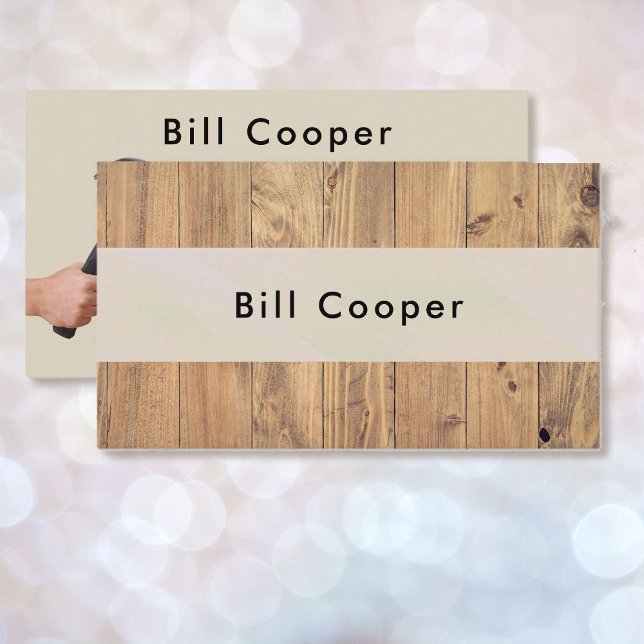 Tarjeta De Visita Personalizable Handyman Contractor de reparación d (Subido por el creador)