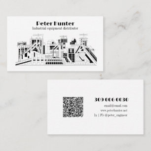 Tarjeta de visita personalizable para la industria
