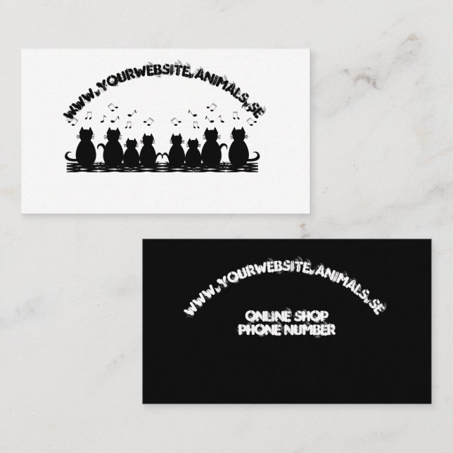 Tarjeta De Visita personalización de cuentagotas (Anverso / Reverso)