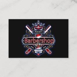 Tarjeta De Visita Personalización del barbero estadounidense