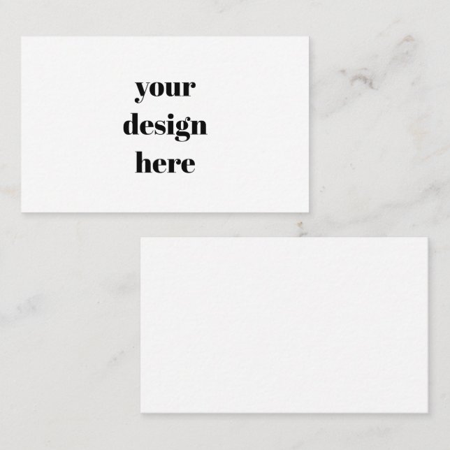 Tarjeta De Visita Personalización o Personalizar (Anverso / Reverso)