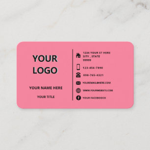 Tarjeta de visita personalizada con su propio dise