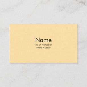 Tarjeta de visita personalizada Creme 