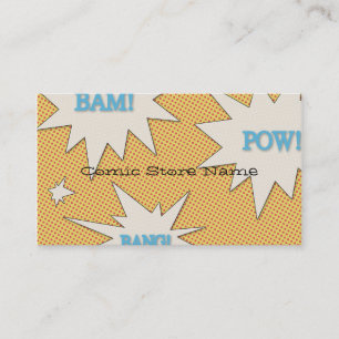 Tarjeta de visita personalizada de la tienda de