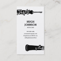 Tarjeta de visita personalizada de Oboe