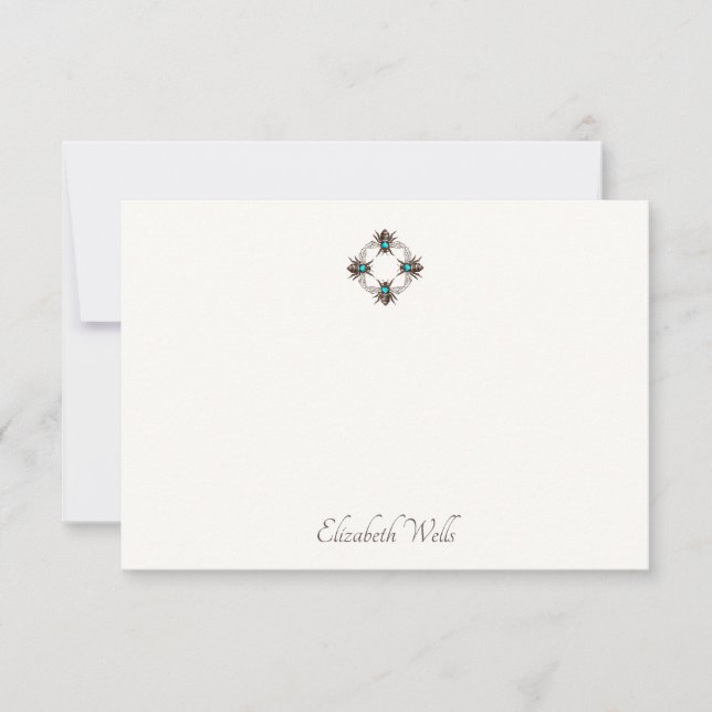 Tarjeta de visita personalizada para las cuatro ab (Anverso)