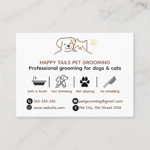 Tarjeta de visita personalizada para peluquería pr