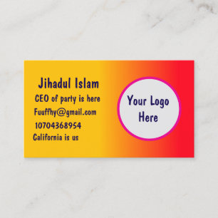 Tarjeta De Visita Personalizado