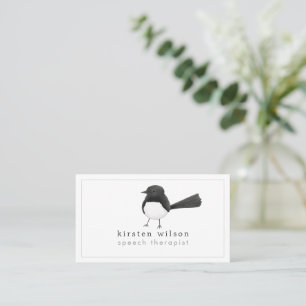 Tarjeta De Visita Personalizado australiano Willie Wagtail Bird