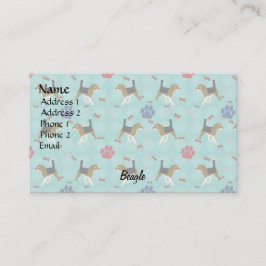 Tarjeta De Visita Personalizado Beagle