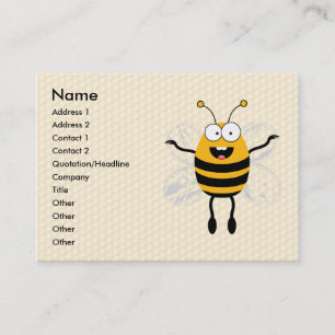 Tarjeta De Visita Personalizado Bee