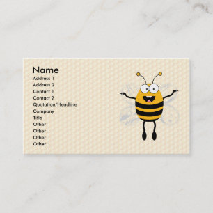 Tarjeta De Visita Personalizado Bee