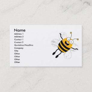 Tarjeta De Visita Personalizado Bee
