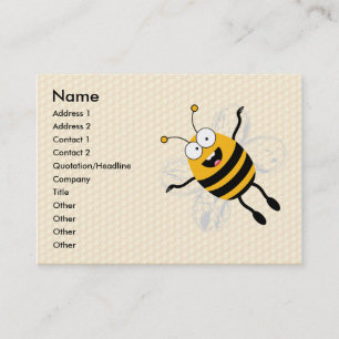 Tarjeta De Visita Personalizado Bee