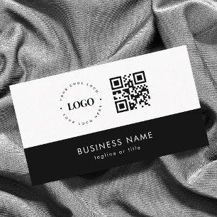 Tarjeta De Visita Personalizado Business Logo QR Code Company Profes
