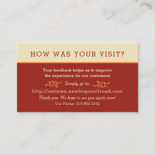 Tarjeta De Visita Personalizado Business Review