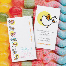 Tarjeta De Visita Personalizado caprichosa Pasteles coloridos Bebés