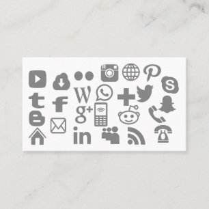 Tarjeta De Visita Personalizado completamente elija sus iconos