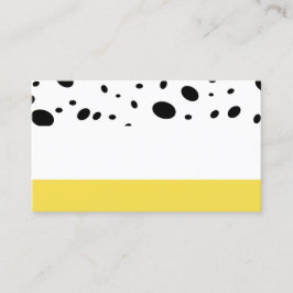 tarjeta de visita personalizado con motivos de mod