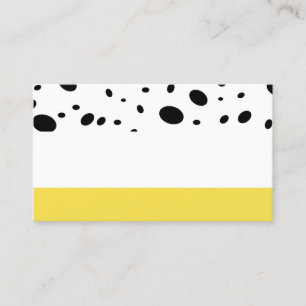 tarjeta de visita personalizado con motivos de mod