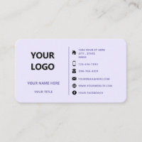 Tarjeta de visita personalizado con su propio dise