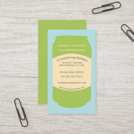 Tarjeta De Visita Personalizado de Aluminio Can para el distribuidor