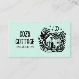 Tarjeta De Visita Personalizado de artesanía casera Petsitter Home C