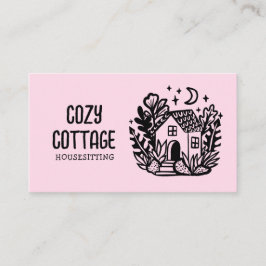 Tarjeta De Visita Personalizado de artesanía casera Petsitter Home C