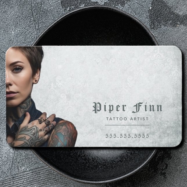 Tarjeta De Visita Personalizado de código QR Artista de tatuajes de  (Subido por el creador)
