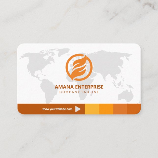 Tarjeta De Visita Personalizado de código QR moderno profesional per (Anverso)