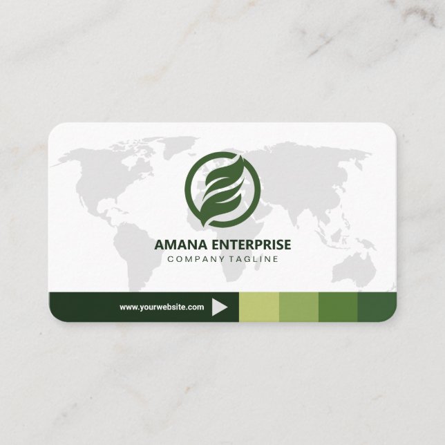 Tarjeta De Visita Personalizado de código QR moderno profesional per (Anverso)