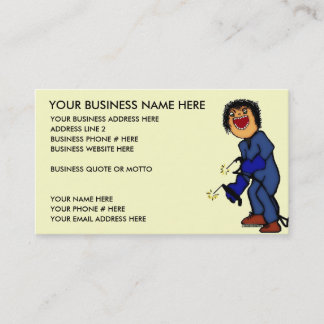 Tarjeta De Visita Personalizado de Crazy Welder