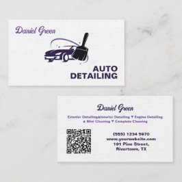 Tarjeta De Visita Personalizado de desactivación automática QR Premi
