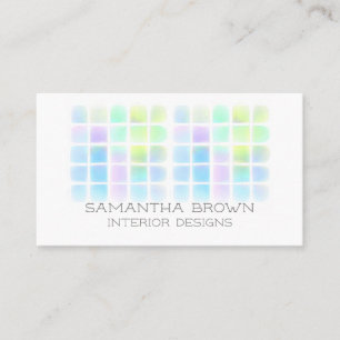 Tarjeta De Visita personalizado de diseño pintado de color bonito pa