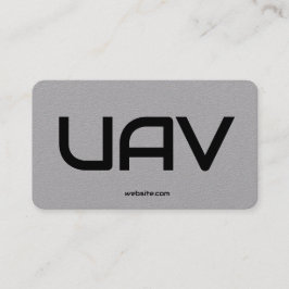 Tarjeta De Visita Personalizado de drones UAV QR Premium