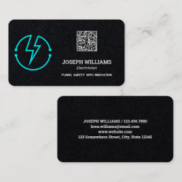 Tarjeta De Visita Personalizado de electricidad QR