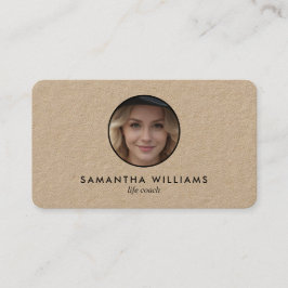 Tarjeta De Visita personalizado de entrenador de 🛤️ vida QR Photo