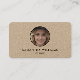 Tarjeta De Visita personalizado de entrenador de 🛤️ vida QR Photo