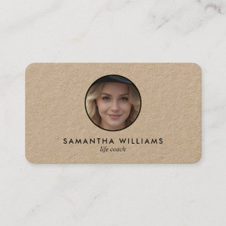 Tarjeta De Visita personalizado de entrenador de 🛤️ vida QR Photo