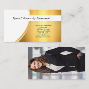 Tarjeta De Visita Personalizado de Flare Gold Profesional