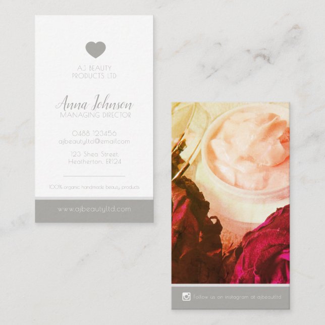 Tarjeta De Visita Personalizado de fotografía de la compañía de bell (Anverso / Reverso)