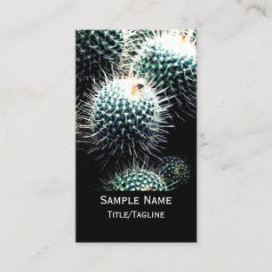 Tarjeta De Visita personalizado de fotografía de naturaleza cactus
